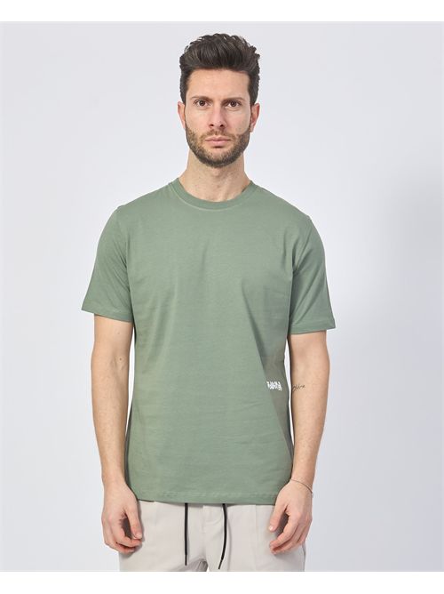 Disclaimer T-shirt with logo on the bottom DISCLAIMER | DS54810VERDE SALVIA